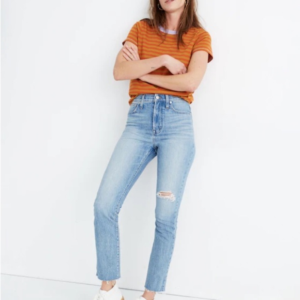 MADEWELL | The Perfect Vintage Jean in Rosabelle Wash: Comfort Stretch Edition